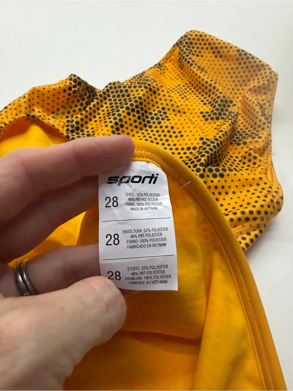 Sporti bright yellow